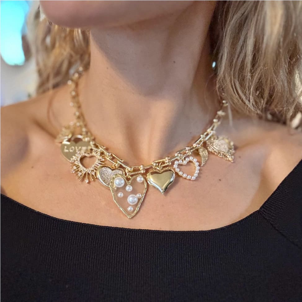 Collar Queen of Hearts — vista 1 de 4